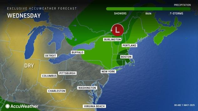 Frequent rain, thunderstorms to depart by Mother's Day in Northeast