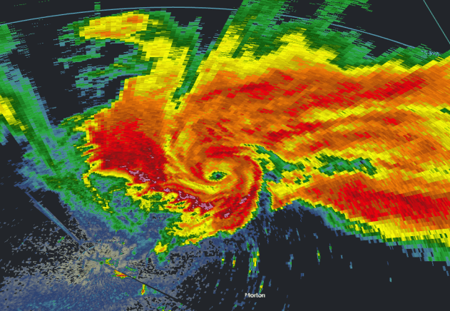 Radar astounds scientists, chasers as 'monster' tornado approaches city