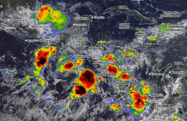 Eastern Pacific tropical rainstorm may rapidly strengthen, threaten Mexico