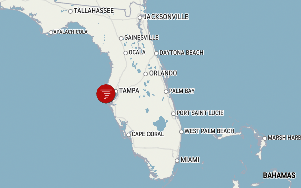 Likely tornado lifts Florida house on its end, sets it back down