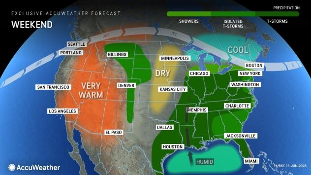 Father's Day forecast: West to have best weather for outdoor activities