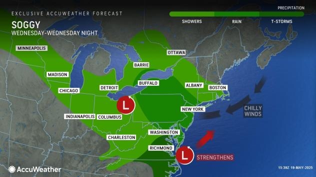 Memorial Day weekend rain, storms to riddle northern Rockies to Gulf
