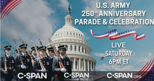 Ticker: C-SPAN, NewsNation, and Newsmax Share Military Parade Coverage