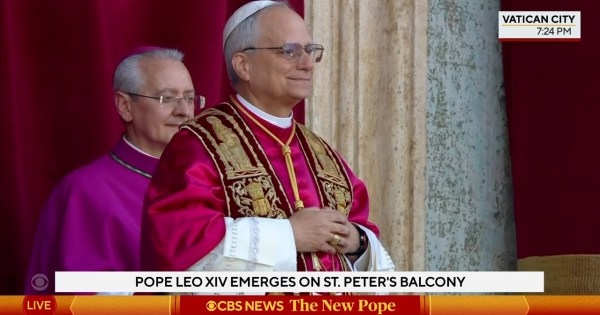 Here's How the News Networks Covered the Election of Pope Leo XIV