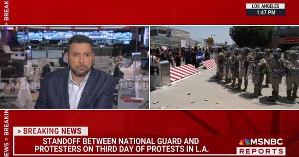 How the News Networks Are Covering the L.A. Immigration Protests
