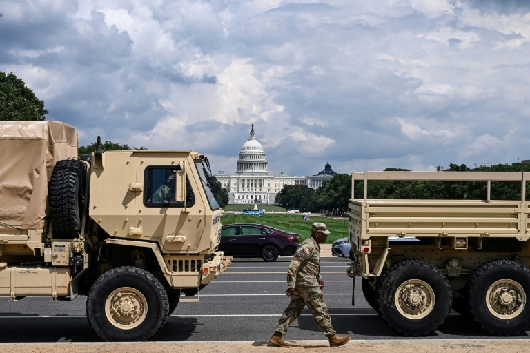 National Guard deploys 800 personnel for DC mission, says Pentagon