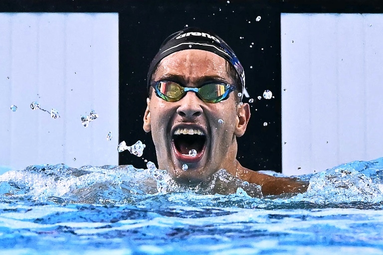 Tunisia's Jaouadi wins 800m freestyle gold for first major title