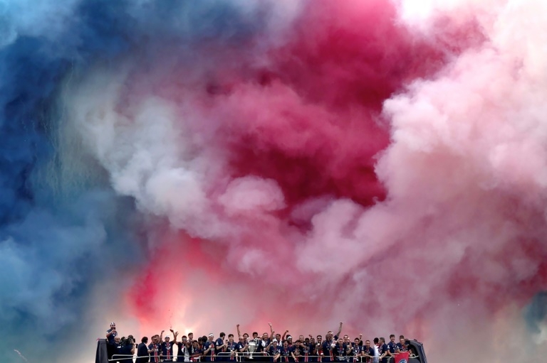 French police detain dozens after football celebrations