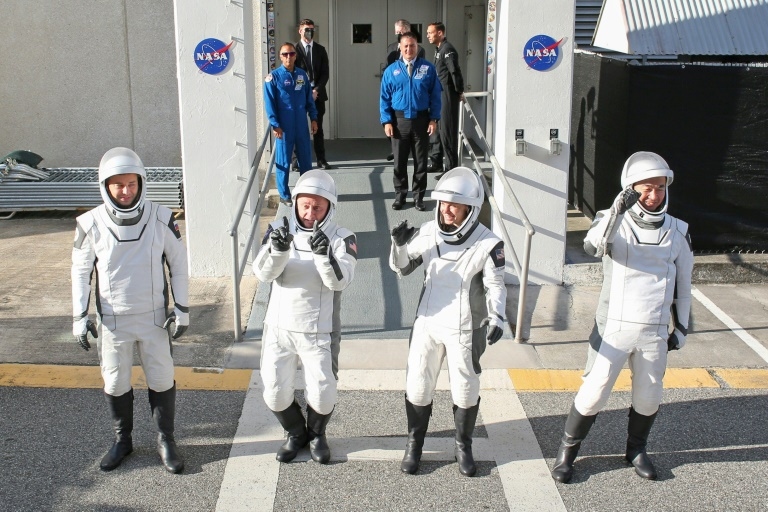 SpaceX Crew Dragon docks with International Space Station
