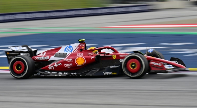 Hamilton given formal warning as difficult Ferrari start continues