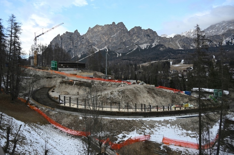 Race against time to complete contested Milan-Cortina bobsleigh track