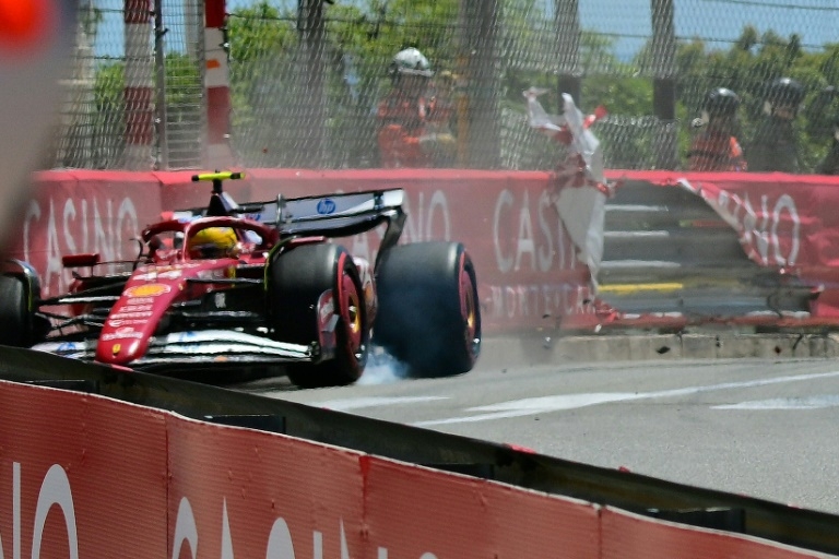 Leclerc fastest in Monaco practice as Hamilton crashes