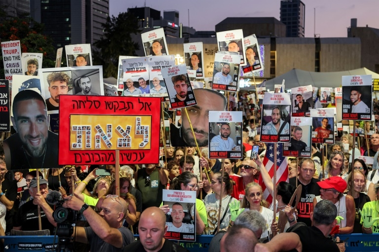 Thousands protest in Tel Aviv against Israeli govt move to expand Gaza war