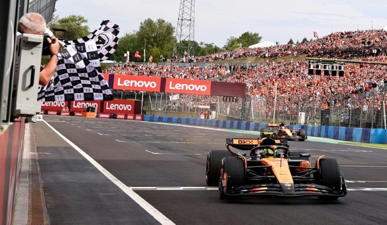 Norris relishing combat with McLaren teammate Piastri