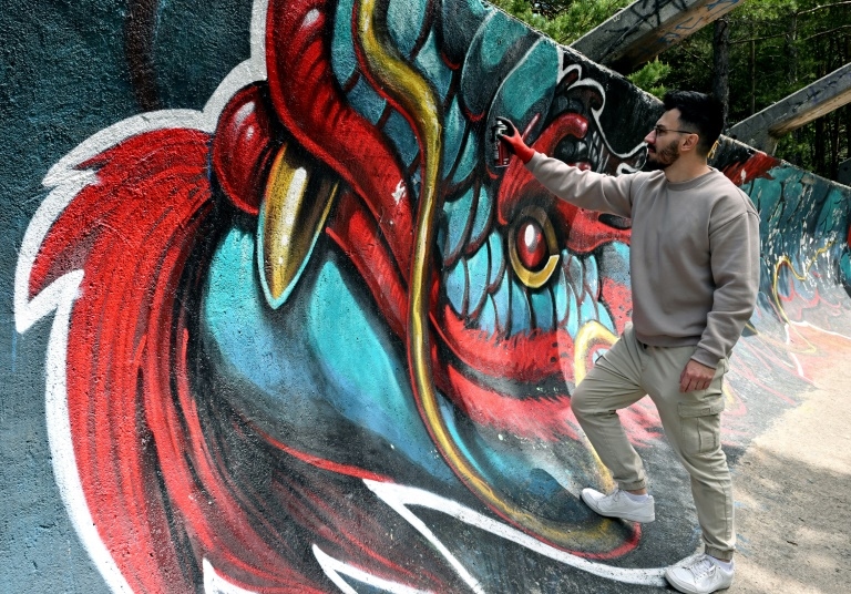 Sarajevo street art marks out brighter future