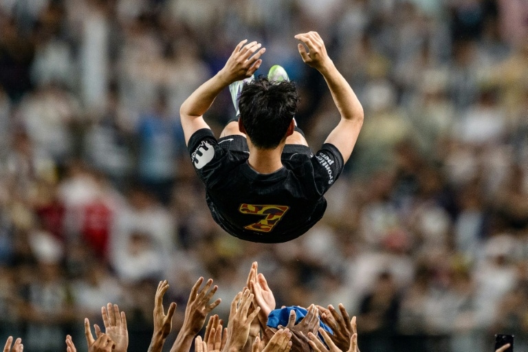 Departing Spurs captain Son in tears on emotional evening