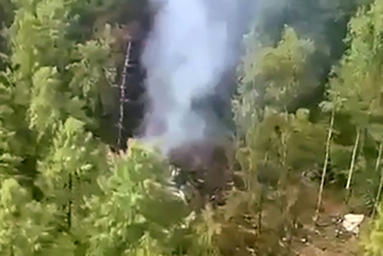 Plane carrying nearly 50 crashes in Russia's far east