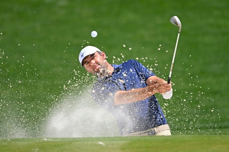 No.1 Scheffler and Rahm deadlocked in back-nine PGA fight
