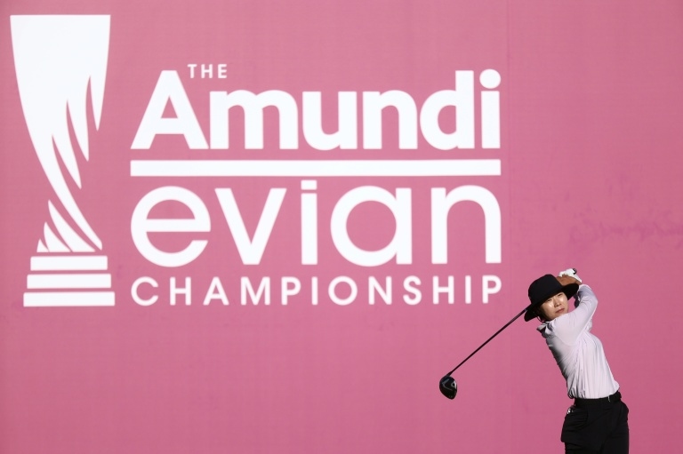 South Korea's Lee carves out narrow halfway lead at Evian