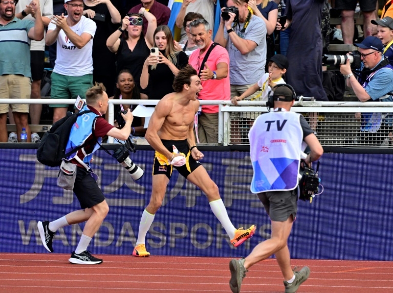 'Magical' Duplantis soars to pole vault world record in Stockholm