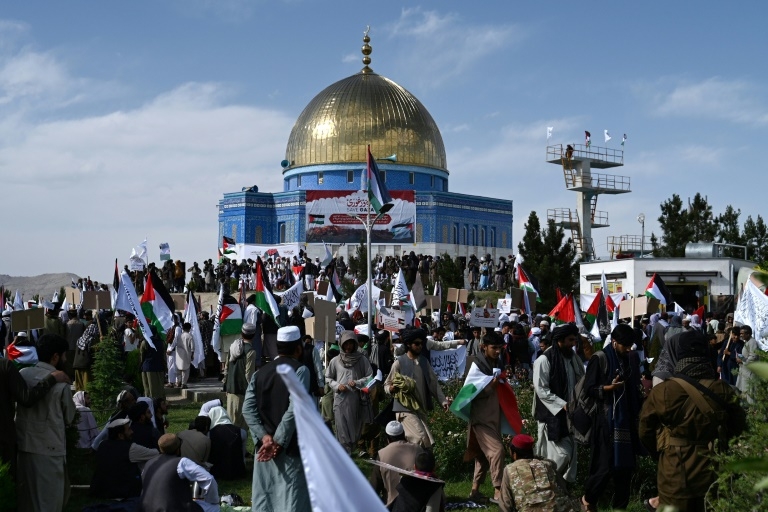 Thousands protest in Afghanistan to support Gaza