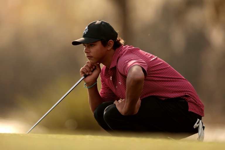 Woods, 16-year-old Charlie, misses out in US Open qualifier