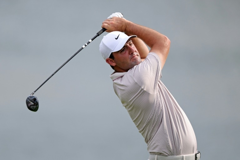 World No. 1 Scheffler shares lead at PGA Travelers Championship