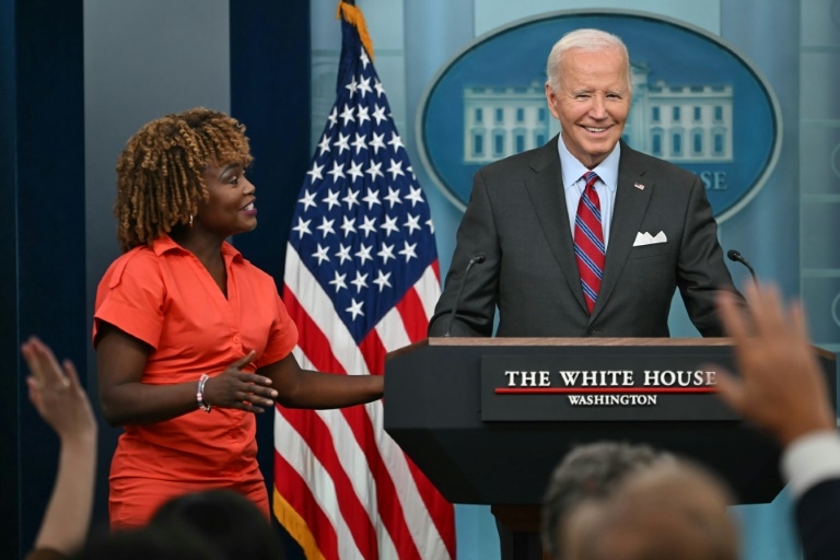 Former Biden spokeswoman quits Democratic party