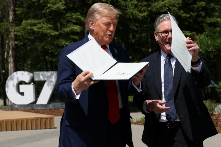 G7 leaders urge Trump to ease off trade war
