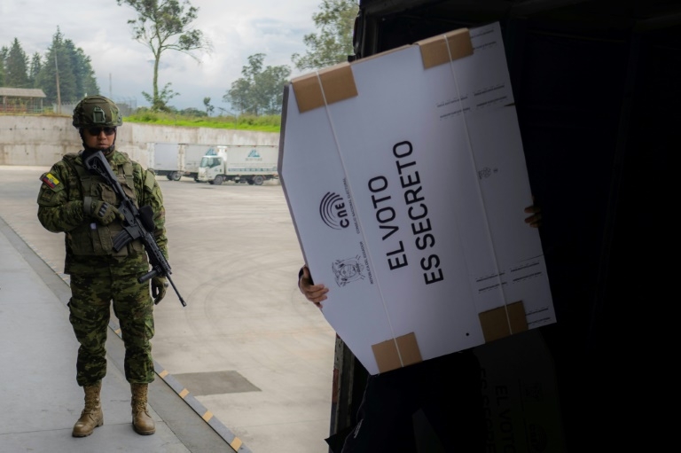 Polls close in Ecuador's razor-tight presidential runoff