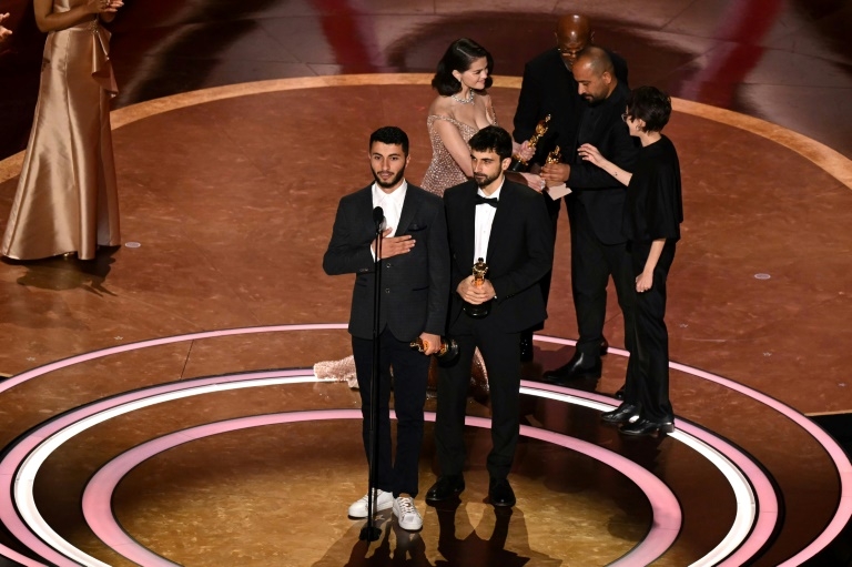 Oscar-winning Palestinian director speaks at UN on Israeli settlements