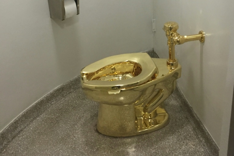 Two UK men jailed for 'brazen' gold toilet heist