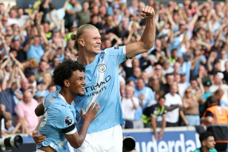Haaland fires Man City to opening win at Wolves
