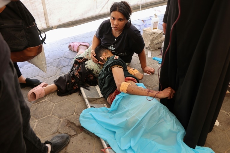 Strike on Gaza's only Catholic church injures several people