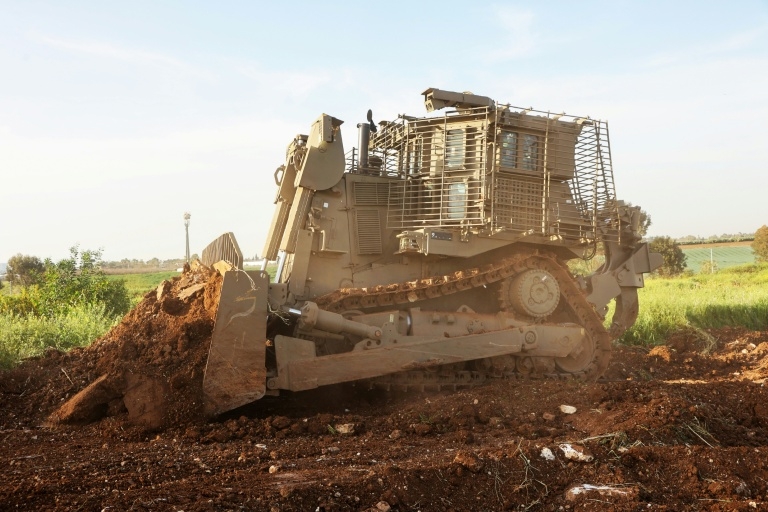 Israel's unmanned bulldozers breaking ground in Gaza war