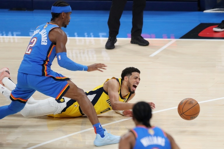 Pacers' Haliburton hurt early in game seven against Thunder