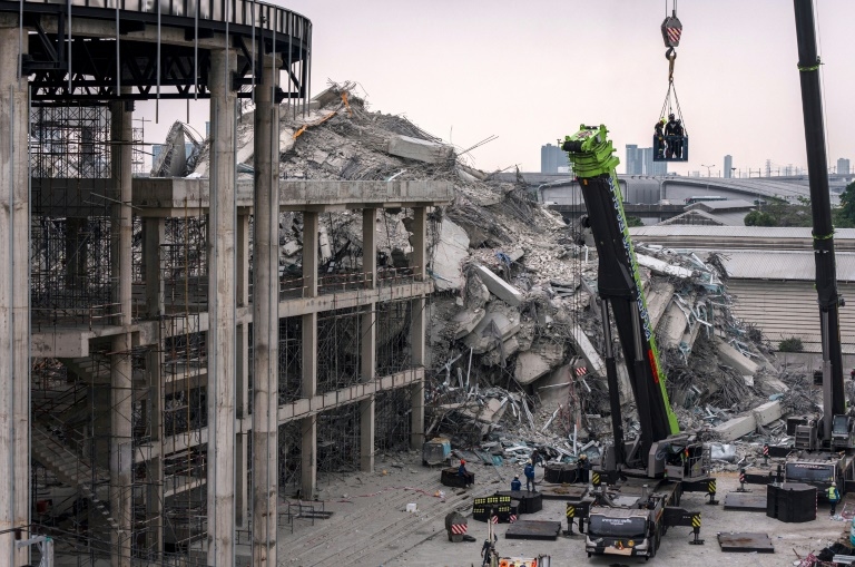 Thai authorities probe collapse at quake-hit construction site