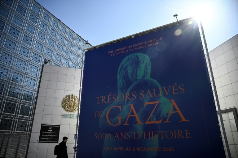 Gaza heritage and destruction on display in Paris