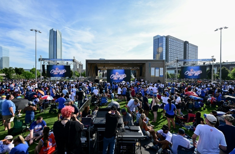 Thunder celebrate first NBA title with Oklahoma City parade