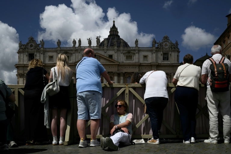 Rome businesses count their blessings with US pope