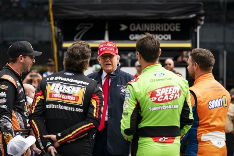 Trump visits Daytona 500 as NASCAR season begins