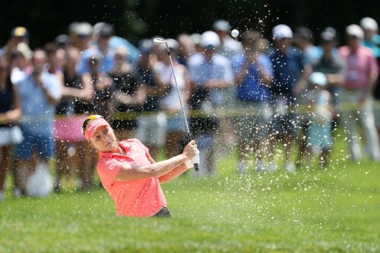 Thompson in six-way tie for LPGA lead in Michigan
