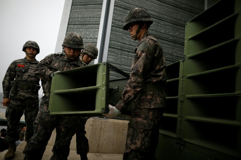S. Korea halts loudspeaker propaganda broadcasts against North