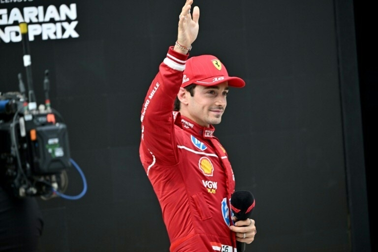 Leclerc ends Ferrari barren run with stunning pole ahead of McLarens