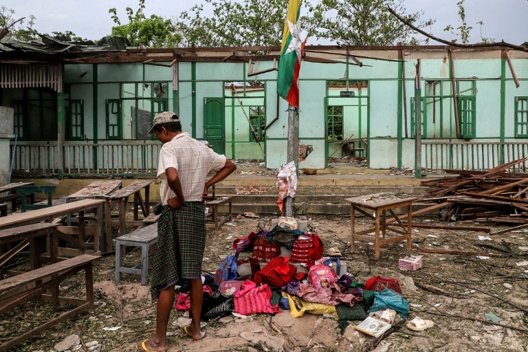 'Children are innocent': Myanmar families in grief after school air strike