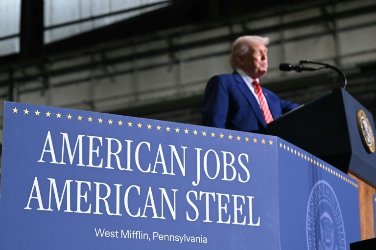 Trump says to double steel tariff to 50%