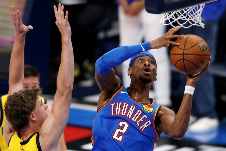 Thunder power past Pacers to level NBA Finals