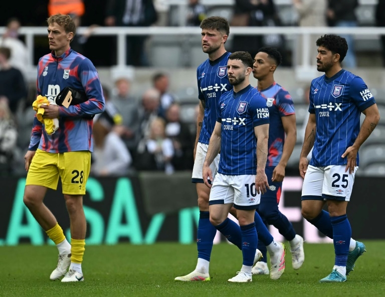 Ipswich relegated as Newcastle, Chelsea boost top five bids