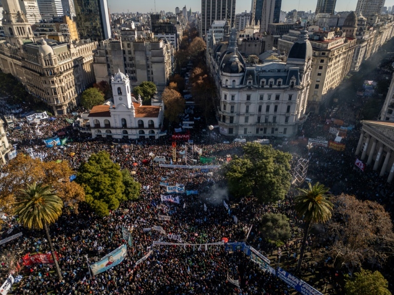 'Argentina with Cristina': Thousands rally for convicted ex-president