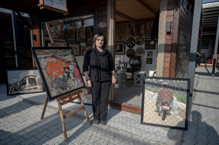 For quake survivors, art brings healing in Turkey's Antioch